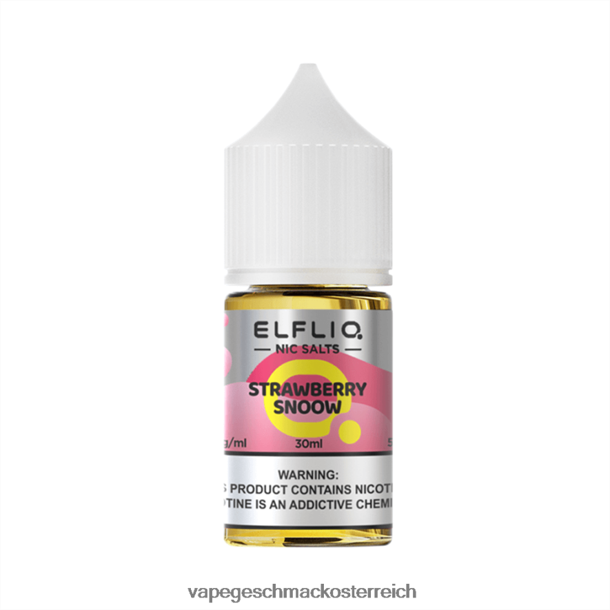 Erdbeer -Snoow ZD02Z633 ELFBAR ELFLIQ Nic Salt 30ml