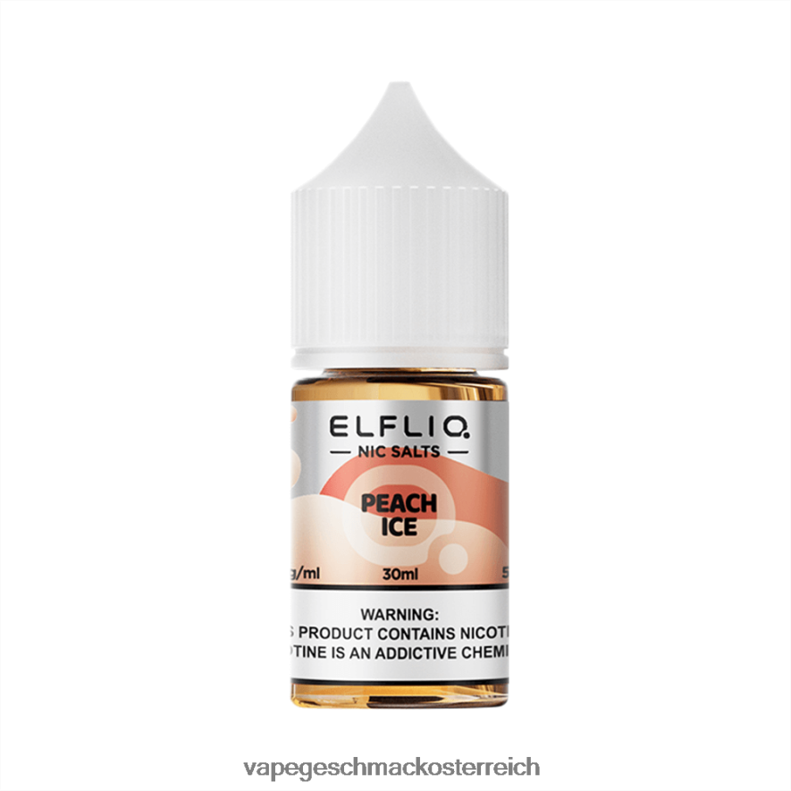 Pfirsicheis ZD02Z622 ELFBAR ELFLIQ Nic Salt 30ml