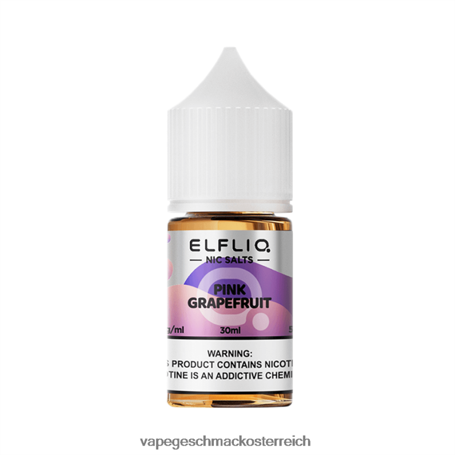 Pink Grapefruit ZD02Z624 ELFBAR ELFLIQ Nic Salt 30ml