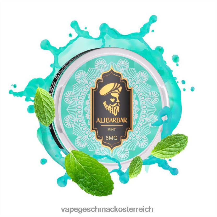 Vape Shop Wien - Alibarbar Nikotinbeutel Minze P268ZR89