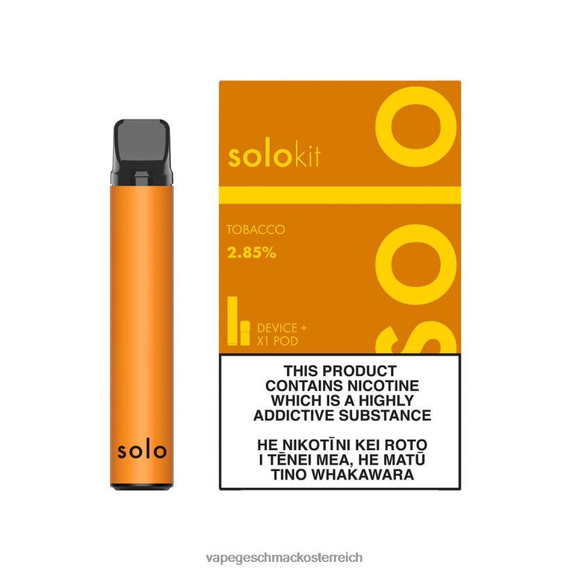 Einweg Vape Österreich - Solo Pod-Kit D288XL48 Tabak
