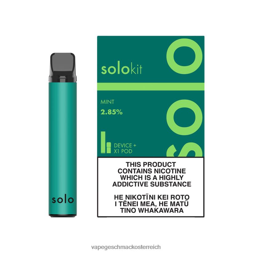 Vape Geschmack - Solo Pod-Kit D288XL46 Minze
