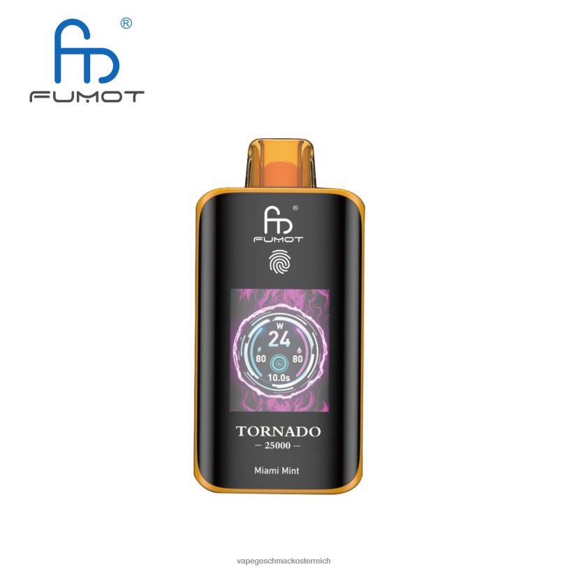 Einweg Vape Österreich - Miami-Minze Fumot Tornado 25000 Einweg-Vaporizer 8066N8