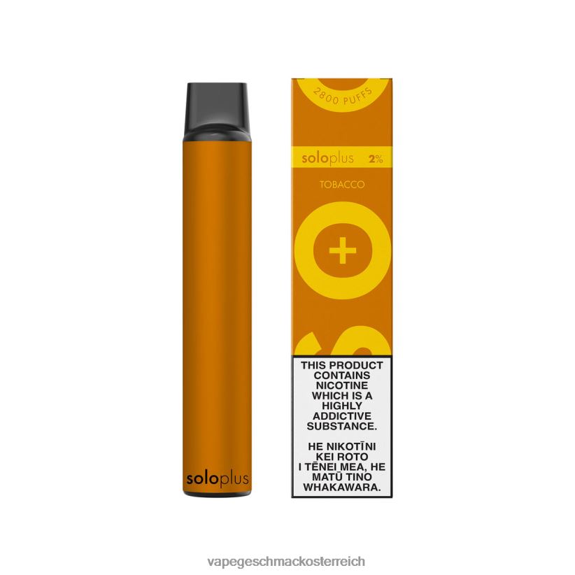 Einweg Vape Österreich - Solo Plus Einweg-Vapor D288XL24 Tabak