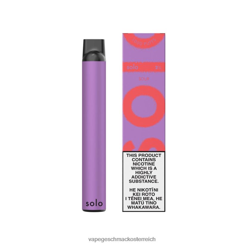 Vape Automat - Solo Einweg-Vapor D288XL3 sauer