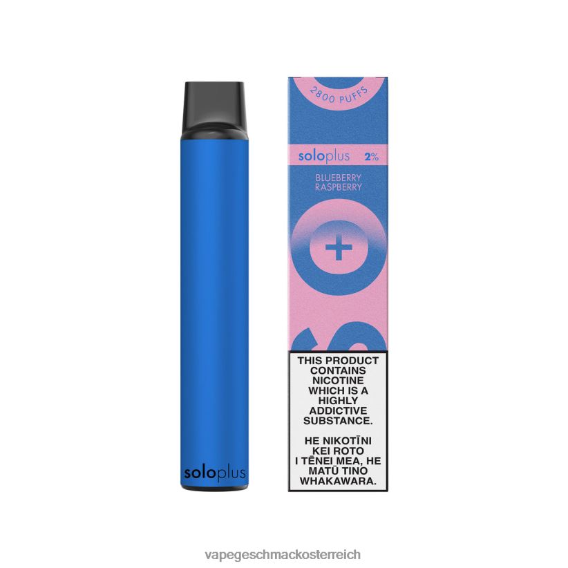 Vape Automat - Solo Plus Einweg-Vape-Paradies-Kollektion D288XL39 Blaubeer-Himbeere