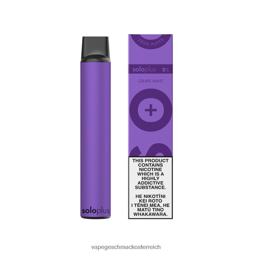 Vape Automat - Solo Plus Einweg-Vapor D288XL27 Traubenminze
