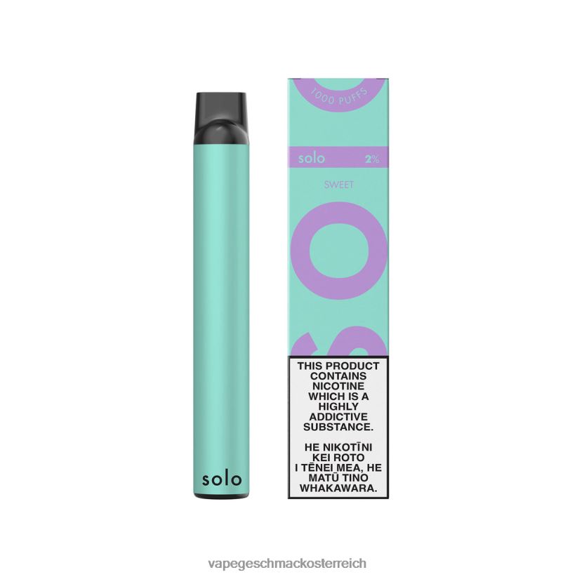 Vape Geschmack - Solo Einweg-Vapor D288XL10 süß