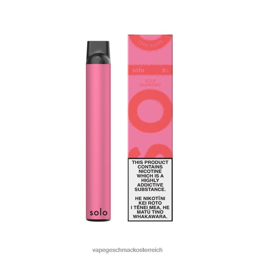 Vape Shop Wien - Solo Einweg-Vapor D288XL13 saure Himbeere