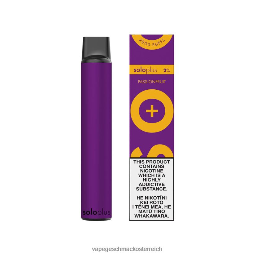 Vape Shop Wien - Solo Plus Einweg-Vapor D288XL29 Passionsfrucht