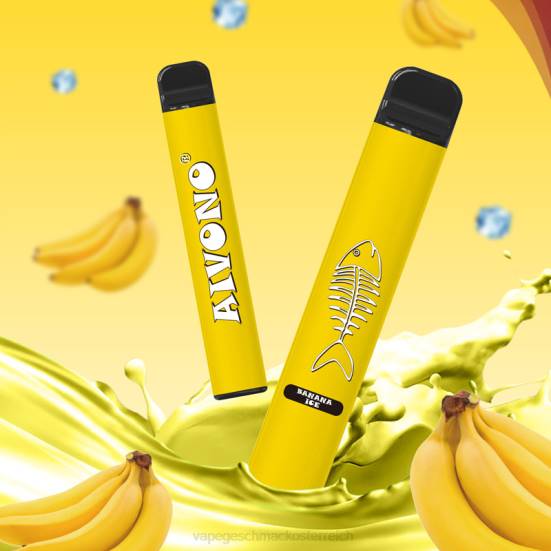 Einweg Vape Österreich - Bananeneis Aivono AIM FISHBONE 600 400B276