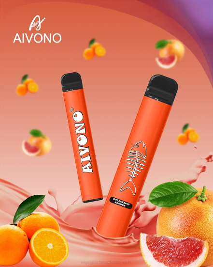 Einweg Vape Österreich - Grapefruit-Orange Aivono AIM FISHBONE 600 400B280
