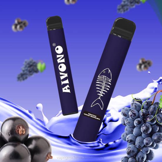 Einweg Vape Österreich - Traube schwarze Johannisbeere Aivono AIM FISHBONE 600 400B284