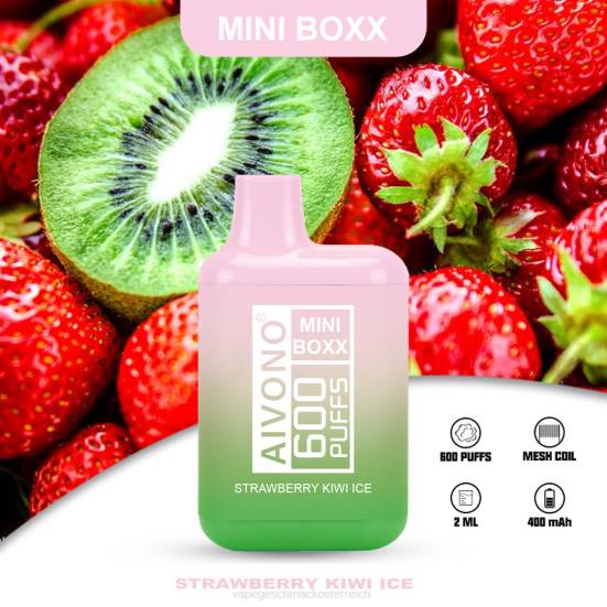 Vape Geschmack - Erdbeer-Kiwi-Eis Aivono AIM MINI BOXX 600 400B234