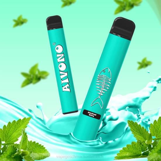 Vape Geschmack - kühle Minze Aivono AIM FISHBONE 600 400B278