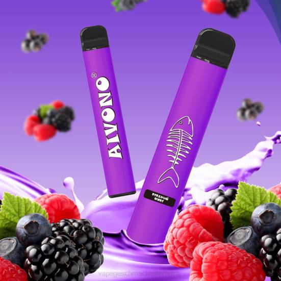 Vape Shop Wien - gemischte Beere Aivono AIM FISHBONE 600 400B285