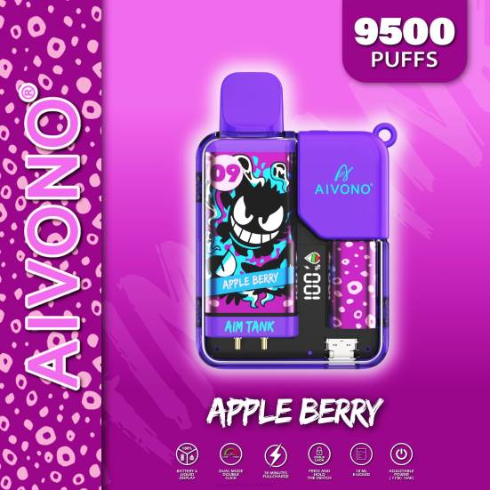 Vape Automat - Apfelbeere Aivono AIM TANK 9500 400B43