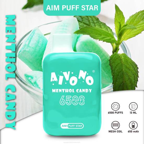 Vape Automat - Menthol-Bonbons Aivono AIM PUFF STAR 6500 400B295