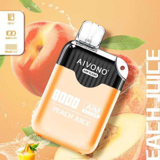 Vape Automat - Pfirsichsaft Aivono AIM CLEAR 8000 400B203