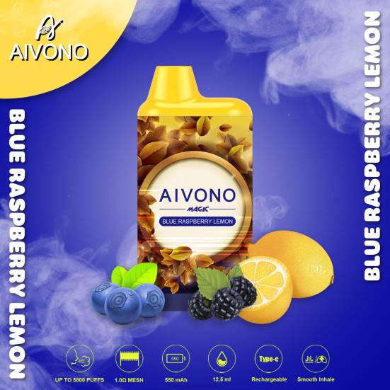 Vape Automat - blaue Himbeerzitrone Aivono AIM MAGIC 5800 Mundbox-Zigarette 400B91