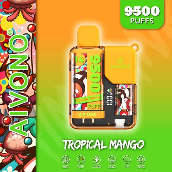 Vape Automat - tropische Mango Aivono AIM TANK 9500 400B39