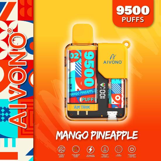 Vape Geschmack - Mango-Ananas Aivono AIM TANK 9500 400B34