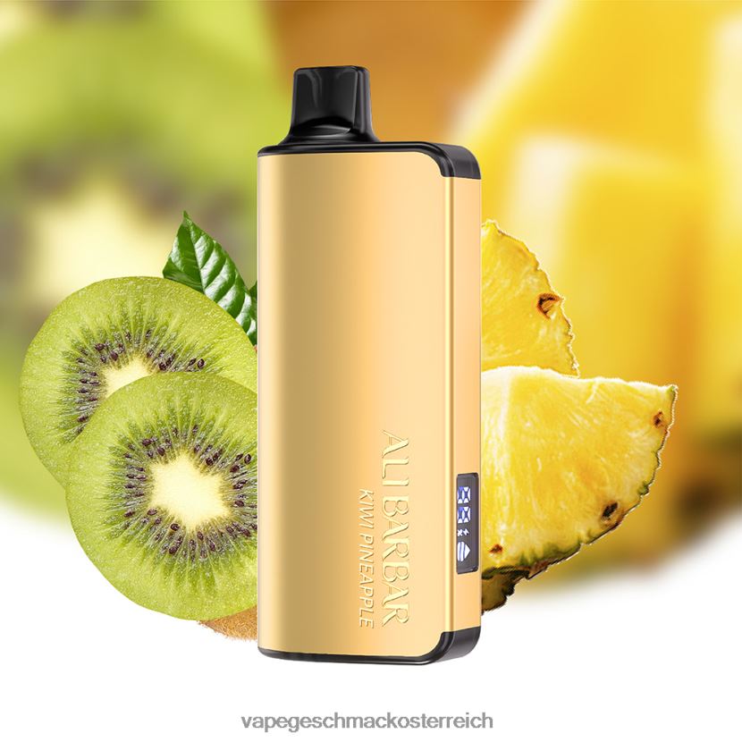 Vape Shop Wien - Alibarbar Ingot 9000 Einweg-Vaporizer Kiwi-Ananas P268ZR21