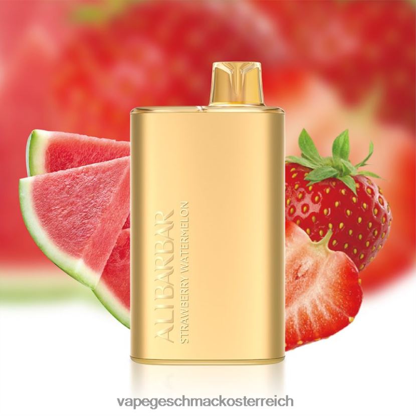 Vape Shop Wien - Alibarbar Rich 8000 Einweg-Vaporizer Erdbeerwassermelone P268ZR13