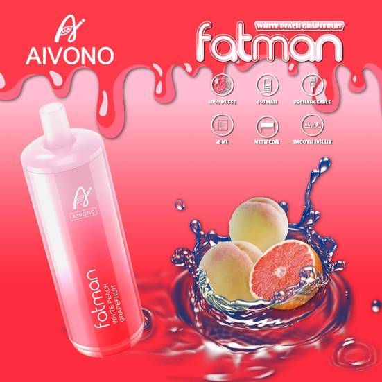 Vape Shop Wien - Grapefruit Aivono FATMAN 6800 400B25