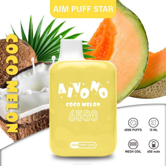 Vape Shop Wien - Kokomelone Aivono AIM PUFF STAR 6500 400B297