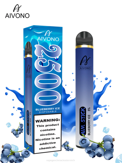 Einweg Vape Österreich - Blaubeereis Aivono AIM STICK 2500 400B152