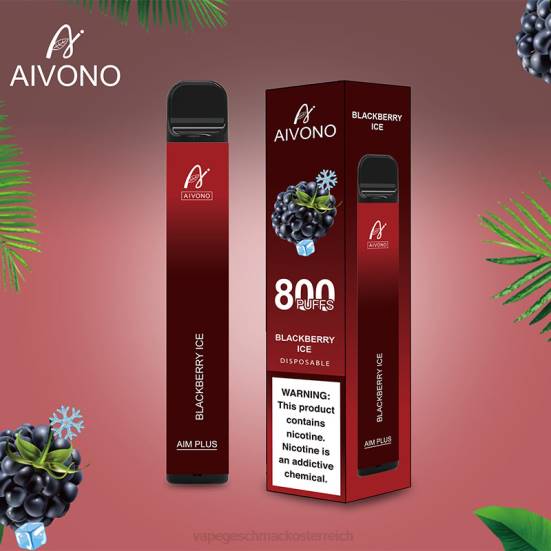 Einweg Vape Österreich - Brombeereis Aivono AIM PLUS 800 400B172