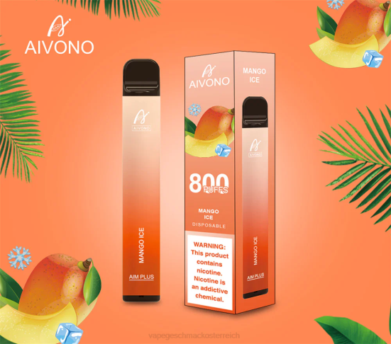 Einweg Vape Österreich - Mango-Eis Aivono AIM PLUS 800 400B184