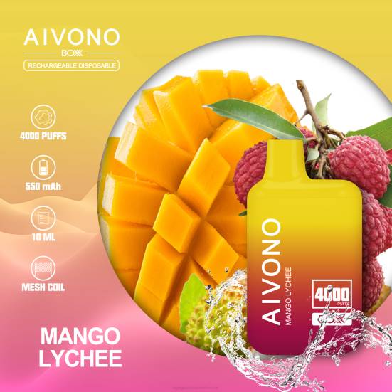 Einweg Vape Österreich - Mango-Litschi Aivono AIM BOXX 4000 400B216