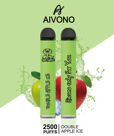 Einweg Vape Österreich - doppeltes Apfeleis Aivono AIM SNAKE 2500 400B304