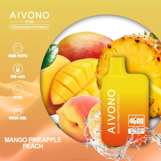 Vape Automat - Mango-Ananas-Pfirsich Aivono AIM BOXX 4000 400B219