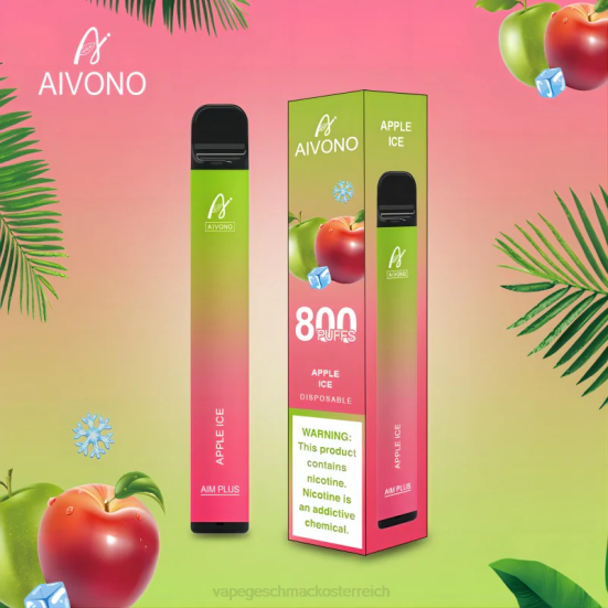 Vape Geschmack - Apfeleis Aivono AIM PLUS 800 400B170