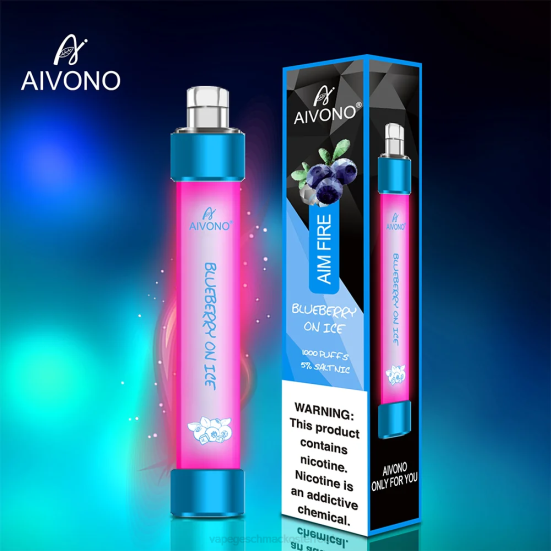 Vape Geschmack - Blaubeere auf Eis Aivono AIM FIRE 1000 400B326
