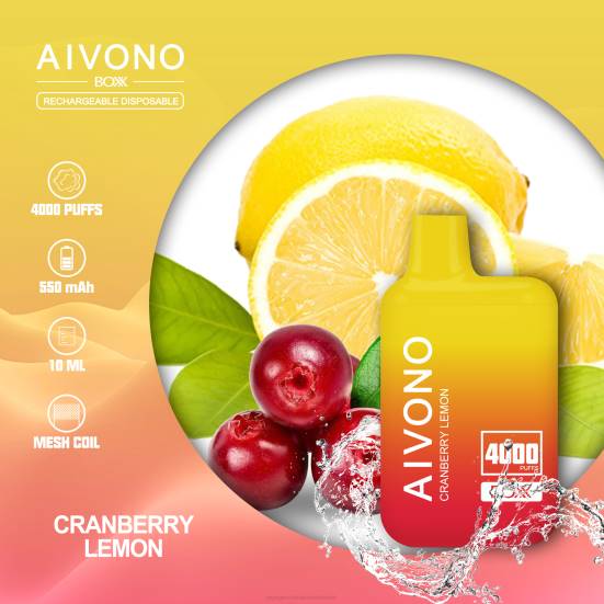Vape Geschmack - Cranberry-Zitrone Aivono AIM BOXX 4000 400B218