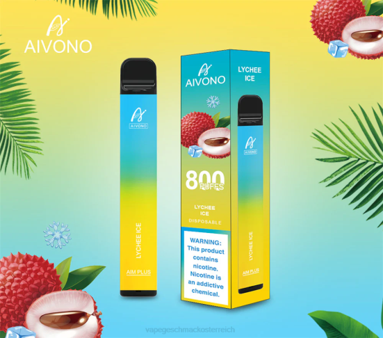 Vape Geschmack - Litschi-Eis Aivono AIM PLUS 800 400B182