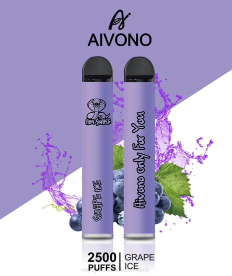 Vape Geschmack - Traubeneis Aivono AIM SNAKE 2500 400B306