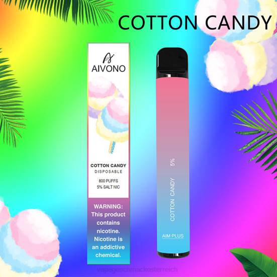 Vape Geschmack - Zuckerwatte Aivono AIM PLUS 800 400B178