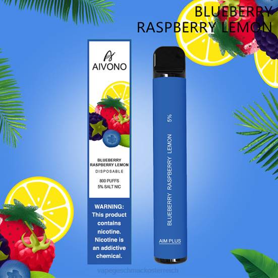 Vape Shop Wien - Blaubeer-Himbeer-Zitrone Aivono AIM PLUS 800 400B173