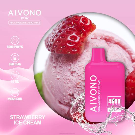 Vape Shop Wien - Erdbeereis Aivono AIM BOXX 4000 400B221