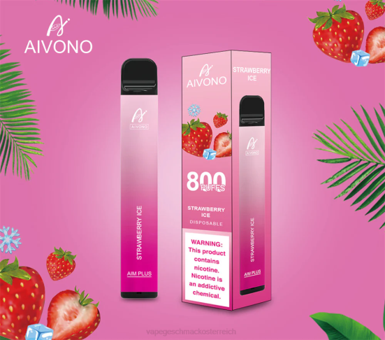 Vape Shop Wien - Erdbeereis Aivono AIM PLUS 800 400B193
