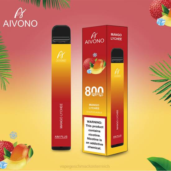 Vape Shop Wien - Mango-Litschi Aivono AIM PLUS 800 400B185