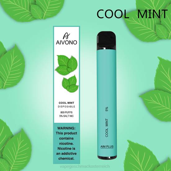 Vape Shop Wien - kühle Minze Aivono AIM PLUS 800 400B177