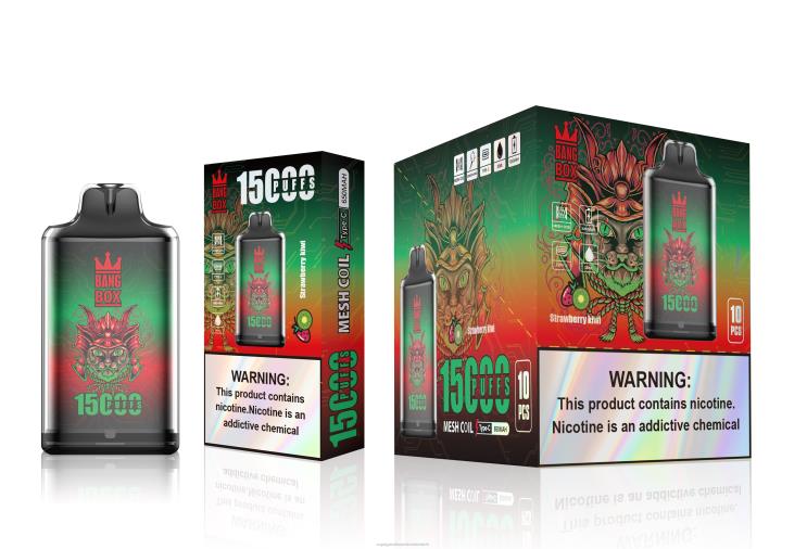Einweg Vape Österreich - Bang Box s1-15000 Züge 8DTH8100 Erdbeer-Kiwi