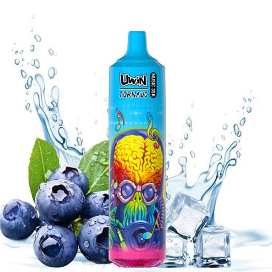 Einweg Vape Österreich - Blaubeere auf Eis UWIN CRYSTAL 35.000 Einweg-Vaporizer 400B384