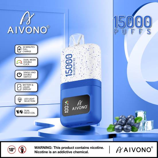 Einweg Vape Österreich - Blaubeereis Aivono AIM magic 15000 400B68
